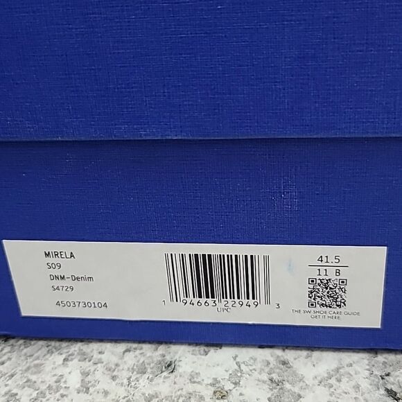 Stuart Weitzman Mirela Denim Espadrille Wedge Sandal - Picture 6 of 14